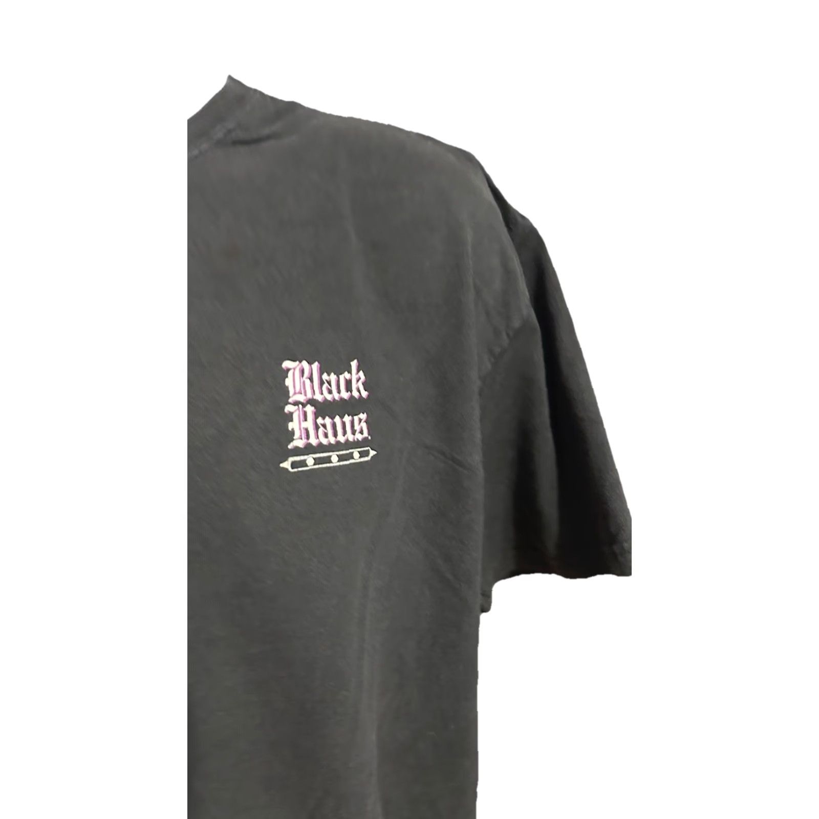 Hanes VINTAGE Hanes Black Haus Rock The Haus Shirt Men XL Black Short Sleeve Crew Liquor Schnapps Size US XL / EU 56 / 4 - 6 Thumbnail