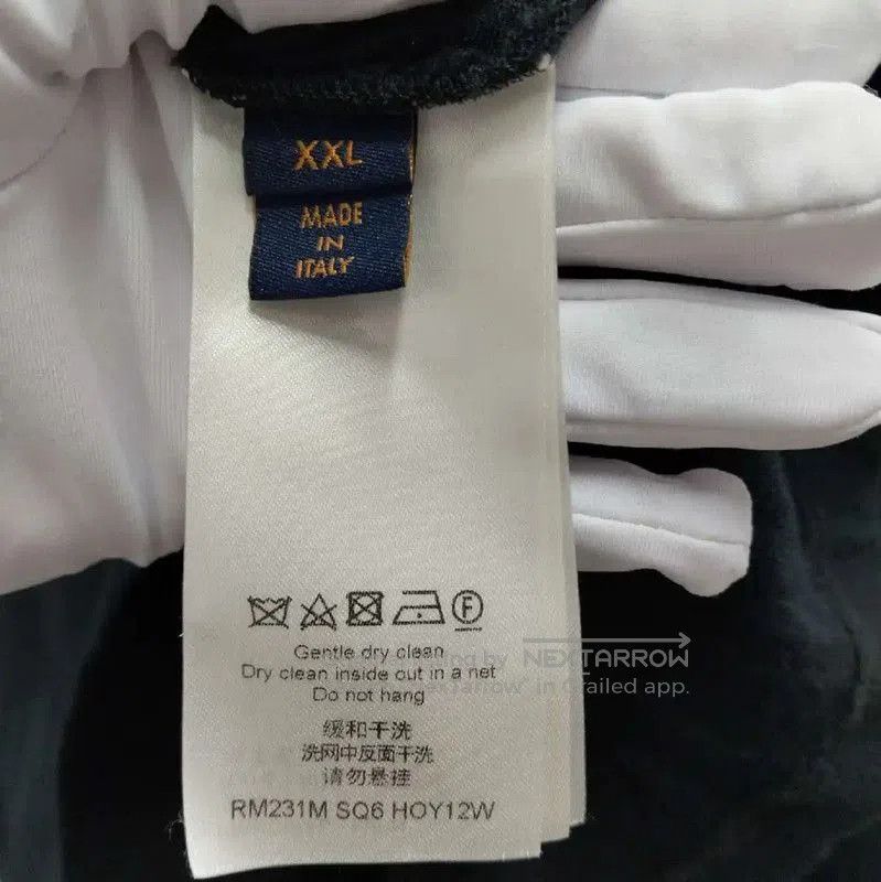 Louis Vuitton Louis Vuitton Black Cotton Blend Knit Jumper . Size US XXL / EU 58 / 5 - 5 Thumbnail