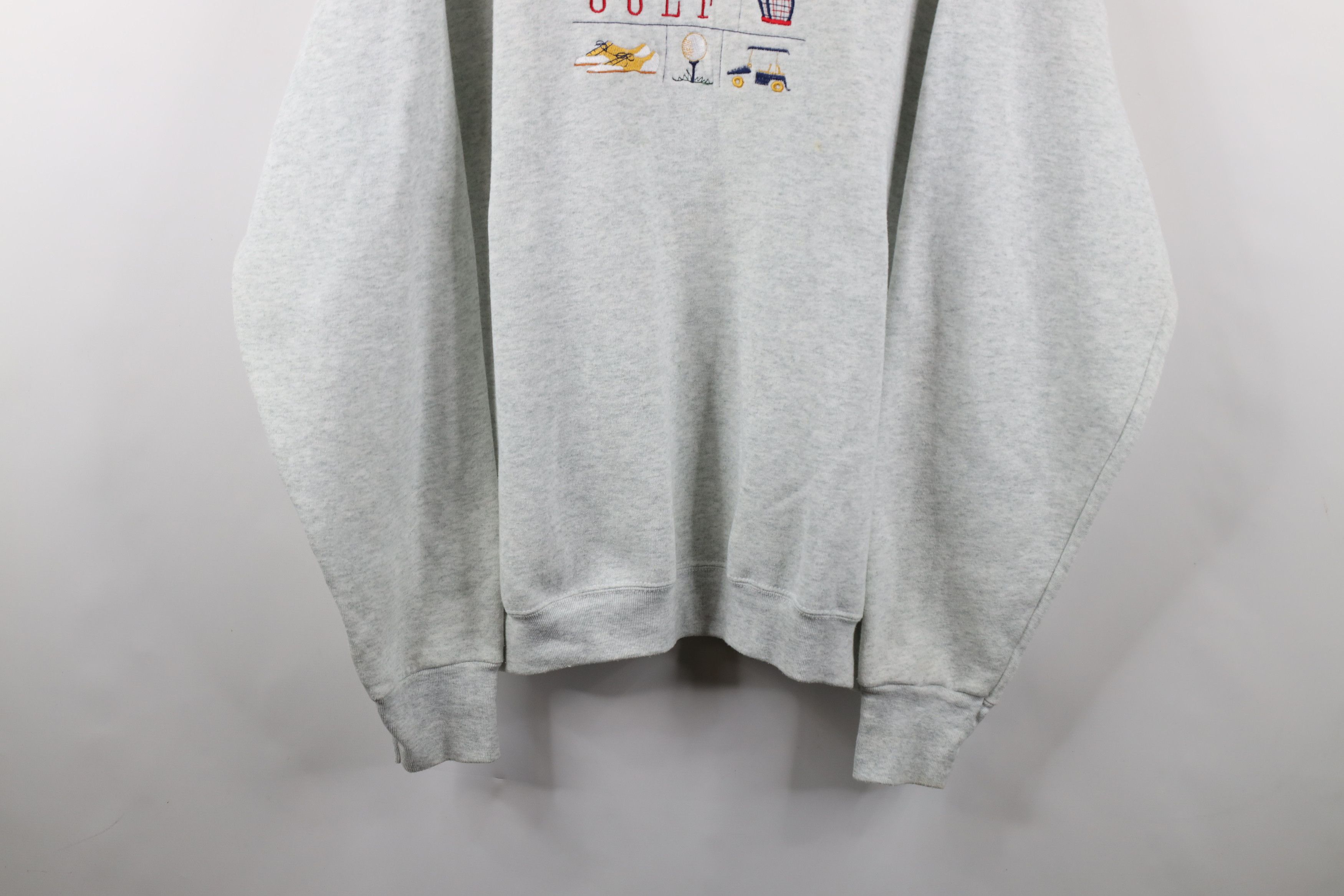 Vintage Vintage 90s Streetwear Spell Out Golf Layered Sweatshirt Size US XXL / EU 58 / 5 - 3 Thumbnail