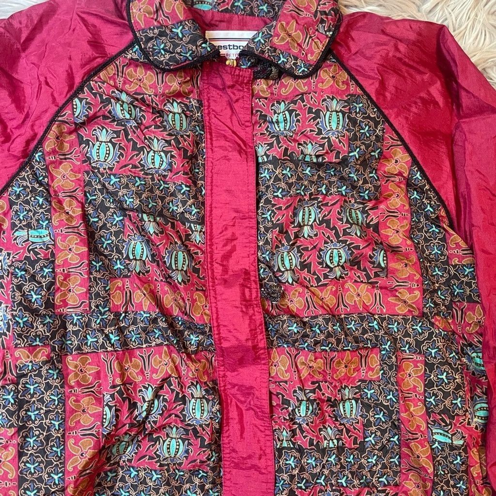 Other Westbound Red and Multicolor Patterned vtg Jacket size L Size L / US 10 / IT 46 - 2 Thumbnail