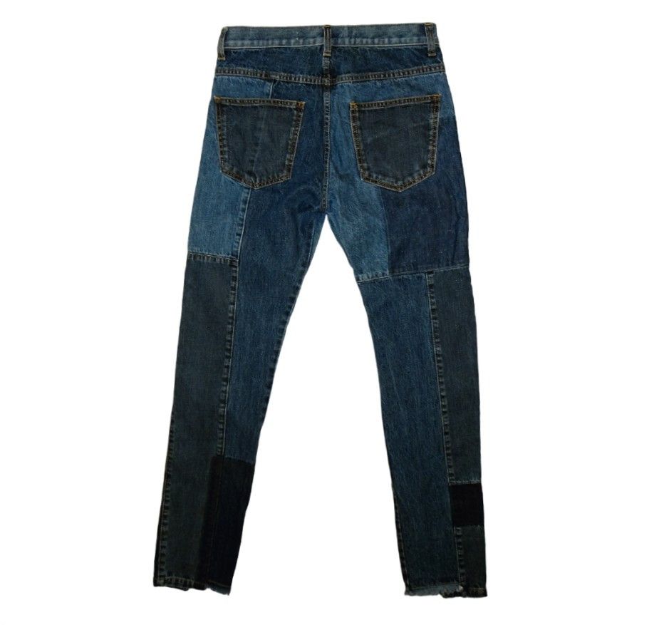 McQ Alexander McQueen × Vintage ALEXANDER McQUEEN " PATTI " PATCHWORK JEANS Size 28" / US 6 / IT 42 - 3 Thumbnail