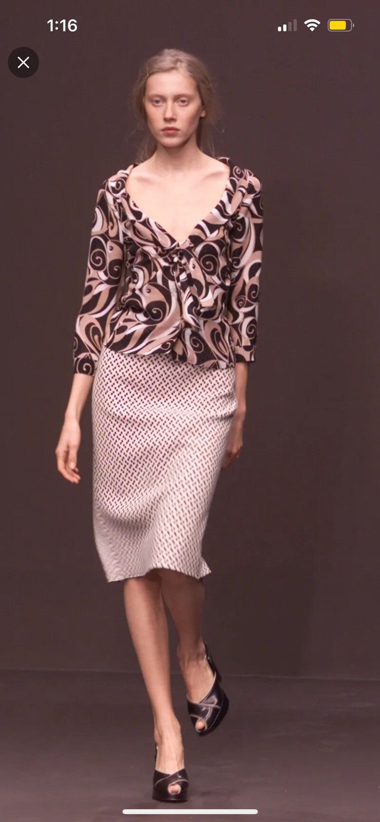 Miu Miu FW00 Runway Pencil Skirt