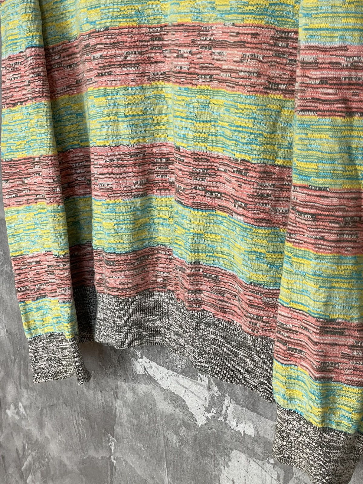 Reiss × Vintage Reiss Vintage Knitted Multicolour Sweater Size US L / EU 52-54 / 3 - 8 Thumbnail