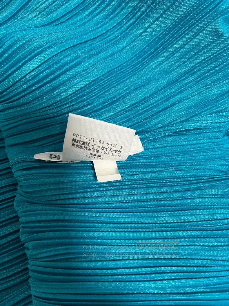 Issey Miyake Issey Miyake Blue Dress Size L / US 10 / IT 46 - 3 Thumbnail