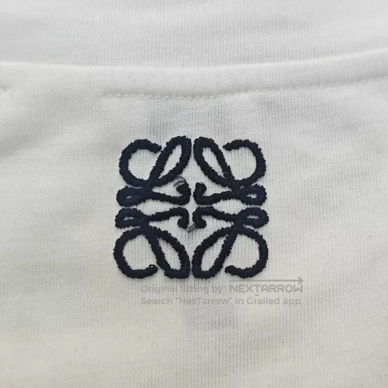 Loewe Loewe White Embroidered Logo Short Sleeve Size S / US 4 / IT 40 - 7 Thumbnail