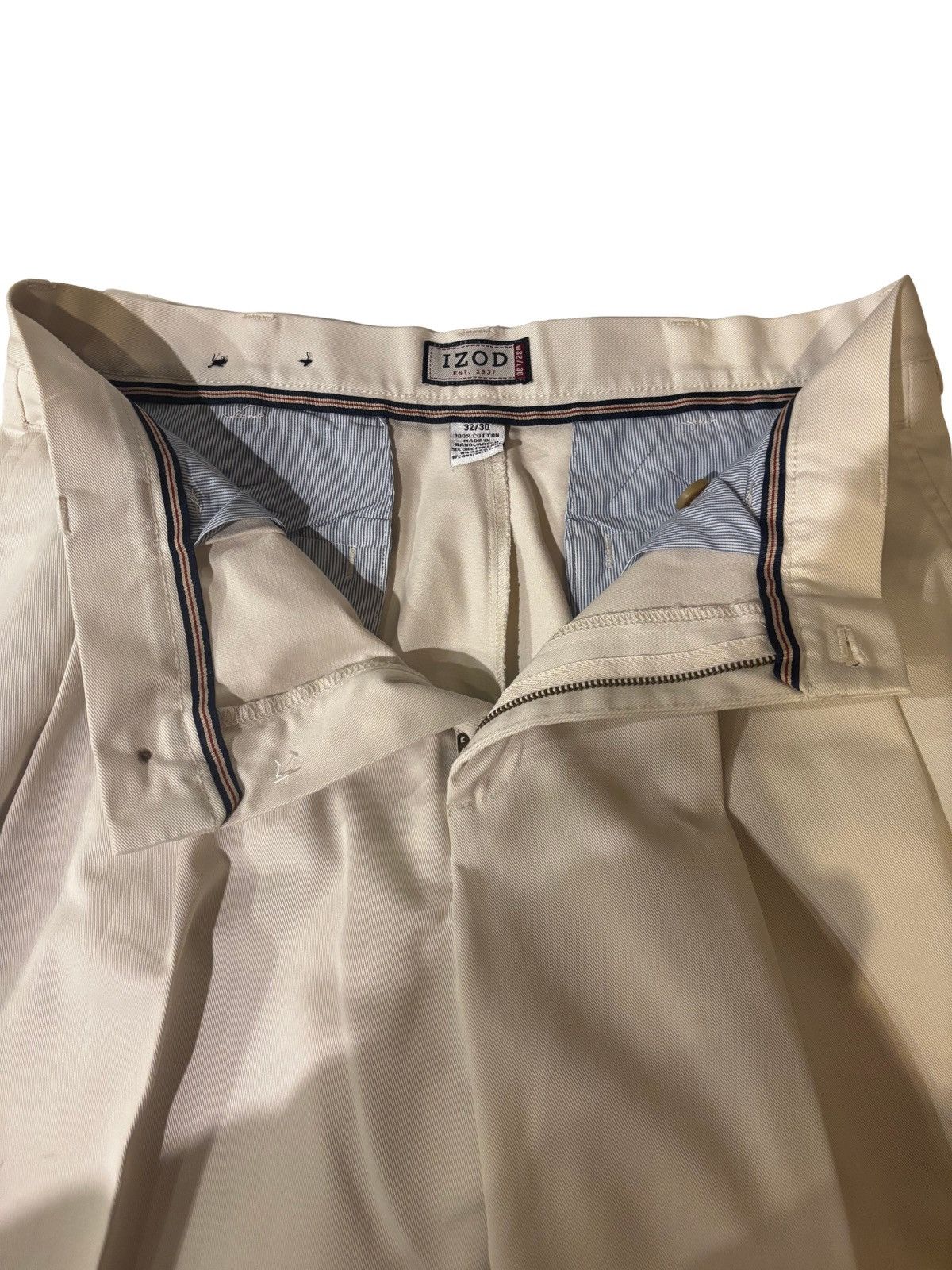 Izod Men’s chinos cream Pants.mp2911 Size US 32 / EU 48 - 10 Thumbnail