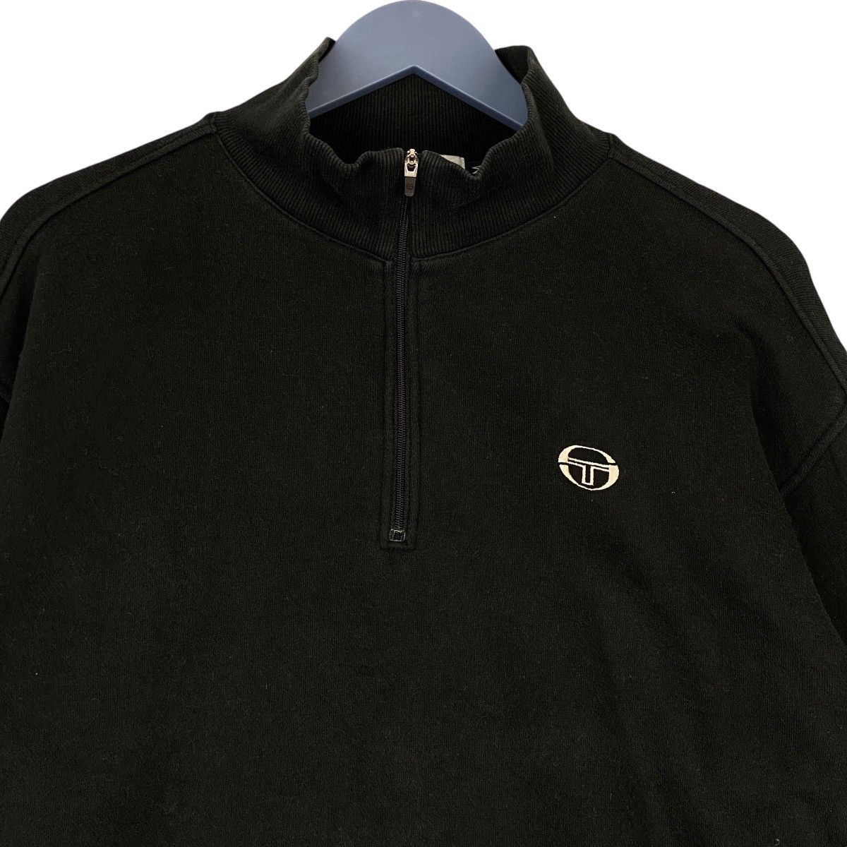Sergio Tacchini × Vintage Vintage Sergio Ticchini Small Embroidered Quater Zip Size US M / EU 48-50 / 2 - 4 Thumbnail