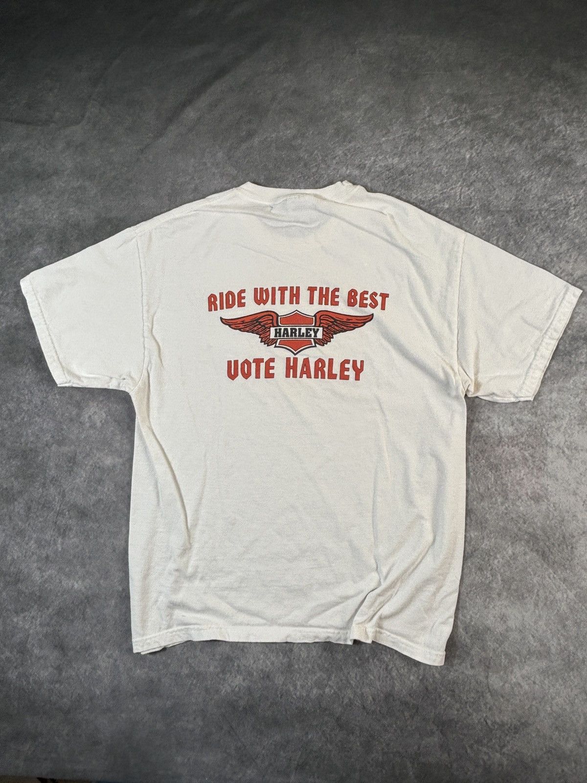 Harley Davidson Vintage Harley Davidson Tee Motorcycle 1990s Biker Shirt Size US L / EU 52-54 / 3 - 1 Thumbnail