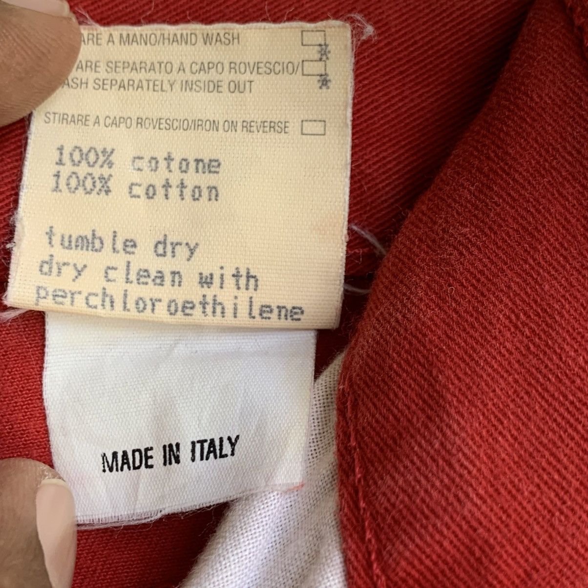 Moschino Vintage Moschino Jeans Womens Red Size 26" / US 2 / IT 38 - 9 Thumbnail