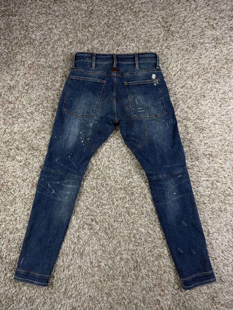 G-Star G-Star RAW 5620 3D Zip Knee Skinny Distressed Size US 29 - 11 Thumbnail
