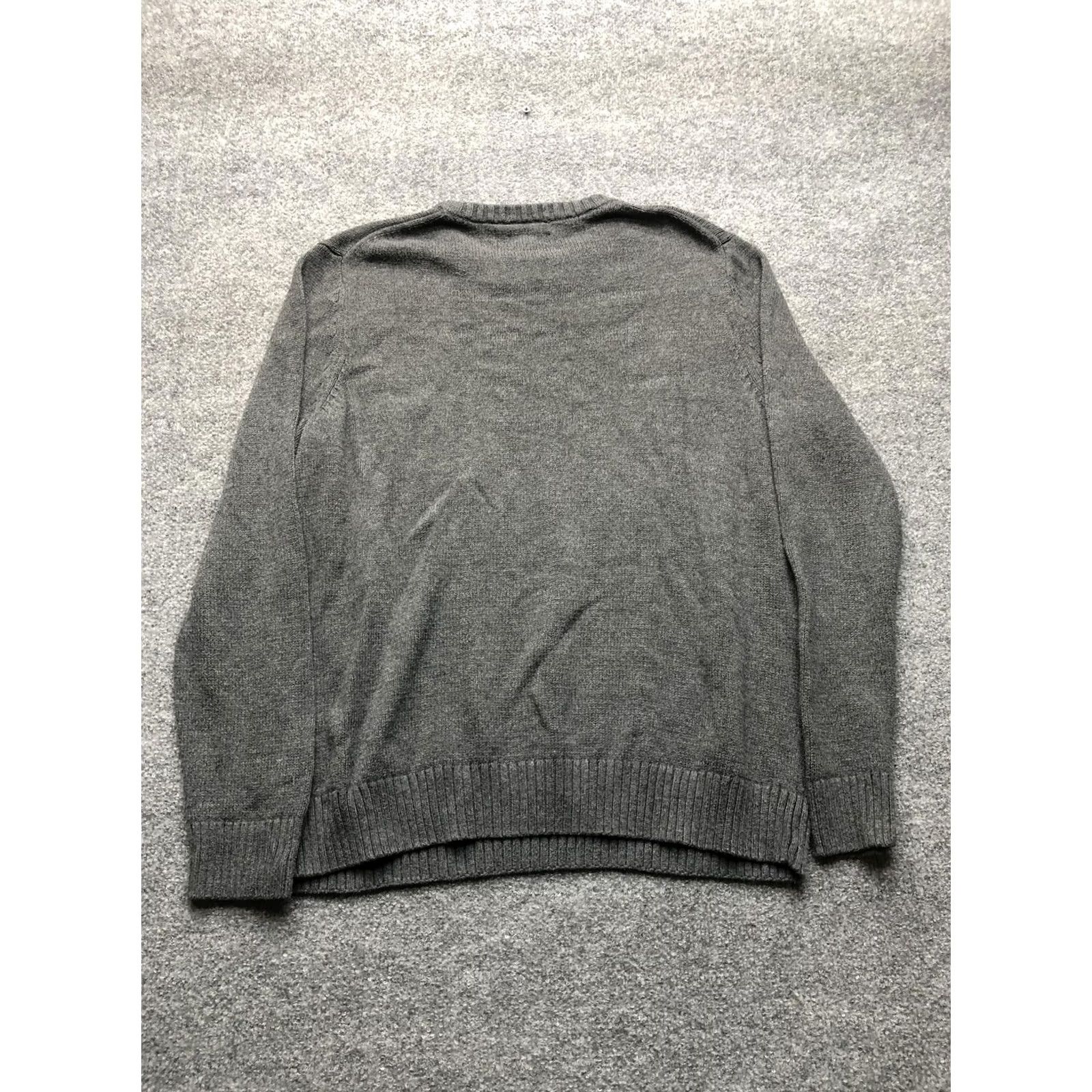 Croft & Barrow Croft & Barrow Sweater Mens XL Gray Crewneck Knit Pullover Casual Solid Size US XL / EU 56 / 4 - 5 Thumbnail