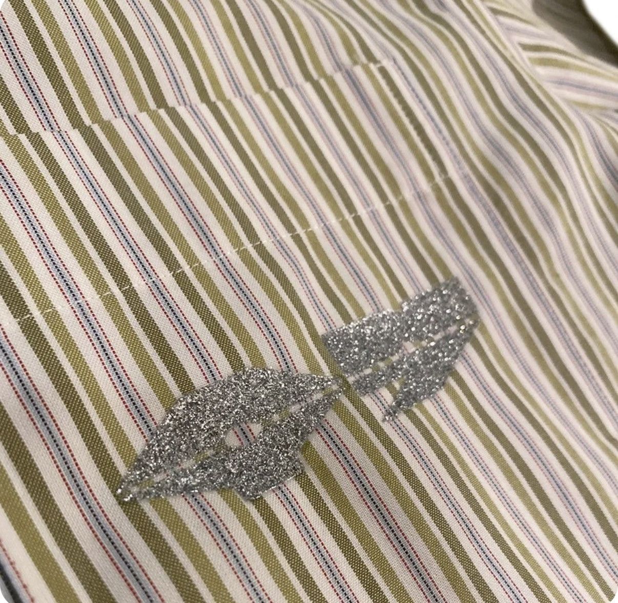 Other ANY7 LAMBO LOGO CHOPD LS DRESS SHIRT - Cream Size US S / EU 44-46 / 1 - 3 Thumbnail