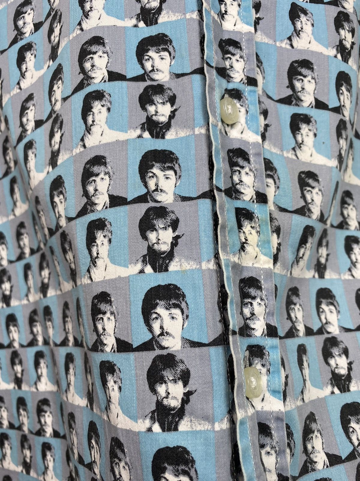 Band Tees The Beatles monogram faces shirt All over print Men oversize Size US XXL / EU 58 / 5 - 10 Thumbnail