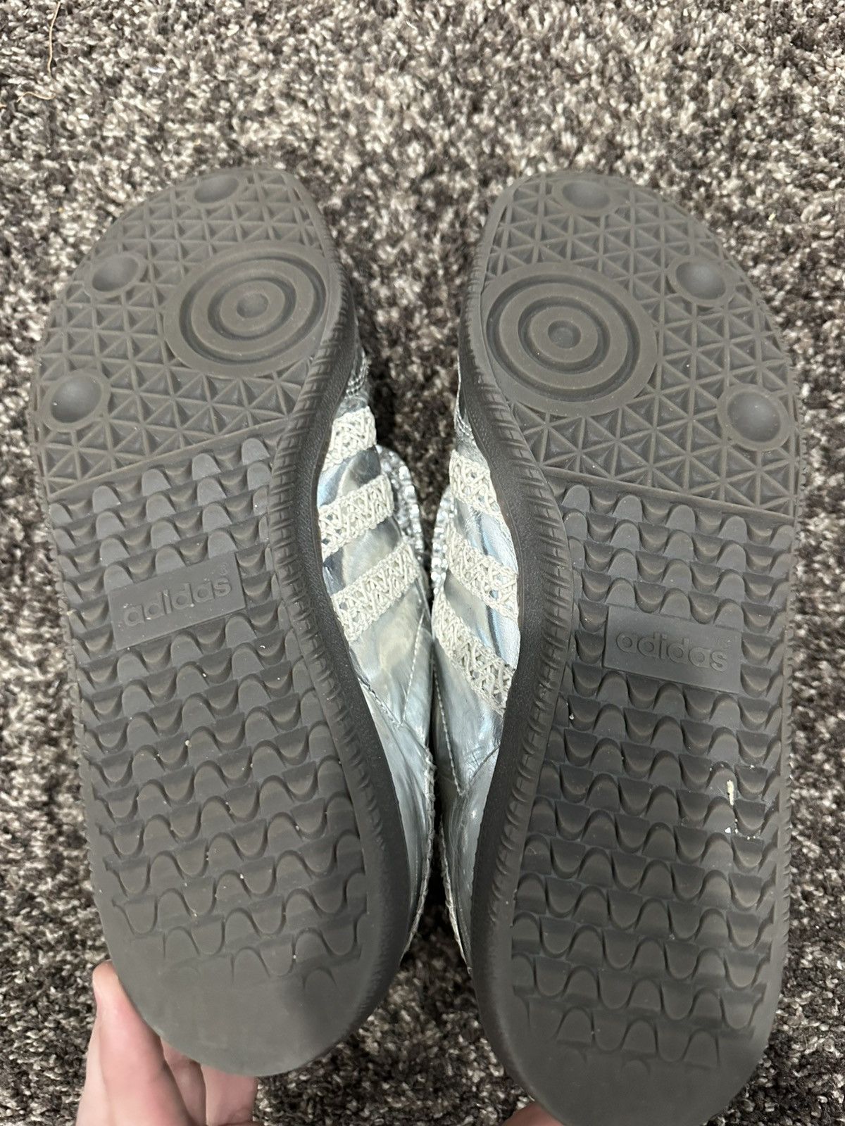Adidas × Wales Bonner Adidas Wales Boner Samba Silver Grey/Chrome Size US 10.5 / EU 43-44 - 5 Thumbnail