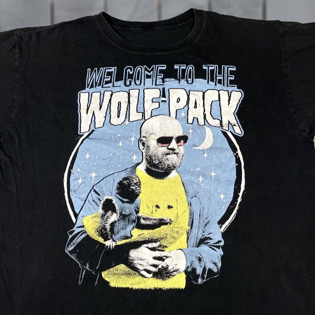 Vintage VINTAGE The Hangover TShirt Adult Large Black Wolf Pack Short Movie Tee Distressed TV L* Size US L / EU 52-54 / 3 - 1 Thumbnail