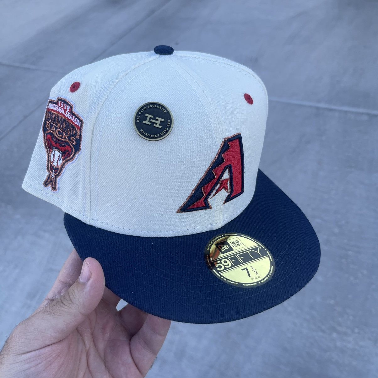 Hat Club 1/2 U of A Hat Club Arizona Diamondbacks Fitted Cap Size ONE SIZE - 1 Thumbnail
