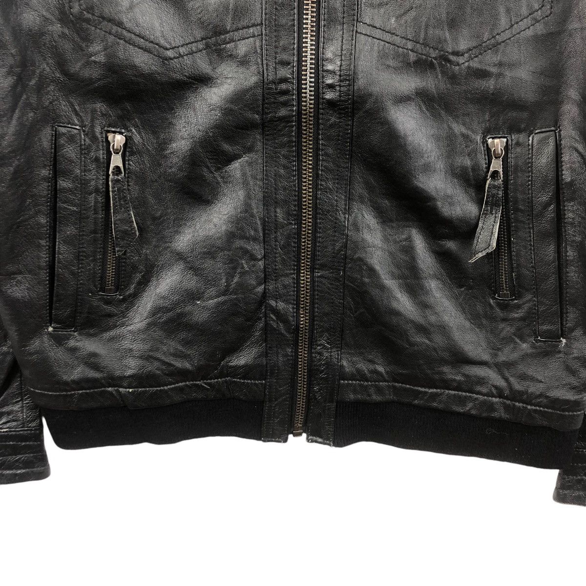 Leather × Vintage PURETE Lamb Leather Jacket Seditionaries Size US M / EU 48-50 / 2 - 3 Thumbnail