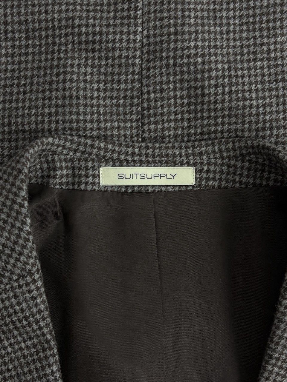 Suitsupply Suitsupply 3 Piece Suit Houndstooth Pattern Wool Cashmere Size 38S - 8 Thumbnail