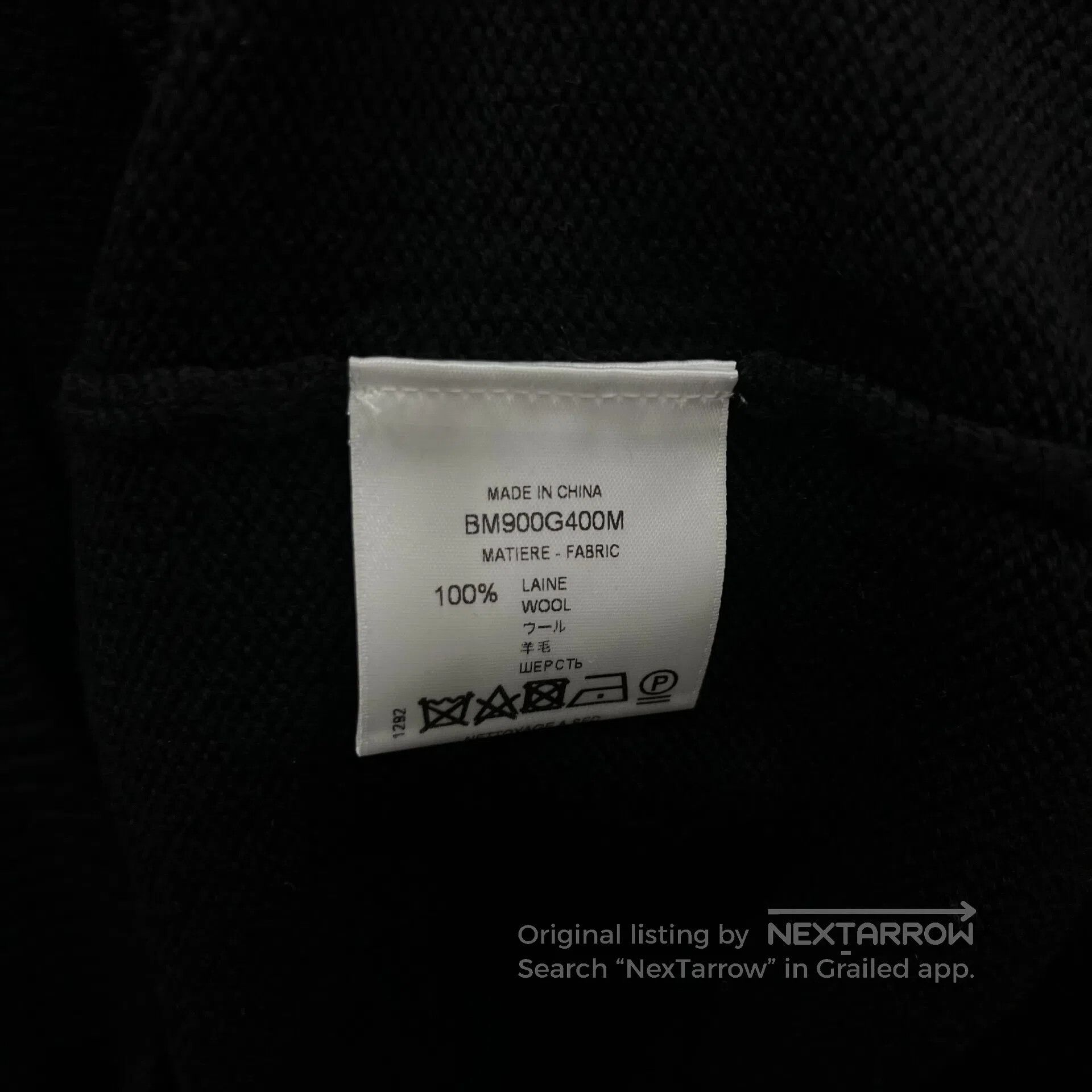 Givenchy Givenchy Slogan LOGO Black and White Knit Sweater| Size US S / EU 44-46 / 1 - 4 Thumbnail