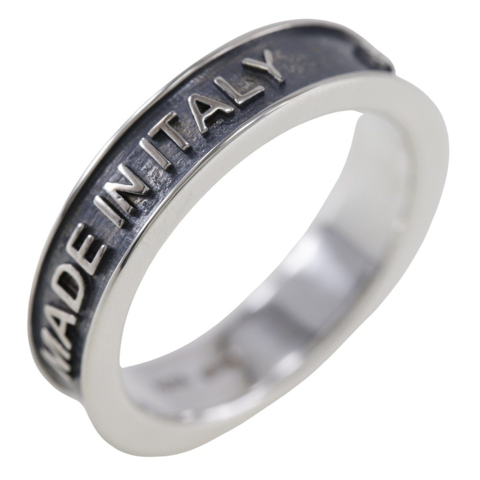 image of Gucci Trademark Ring 925 Silver Approximately 5.6G Vintage Men's Women's I220823122