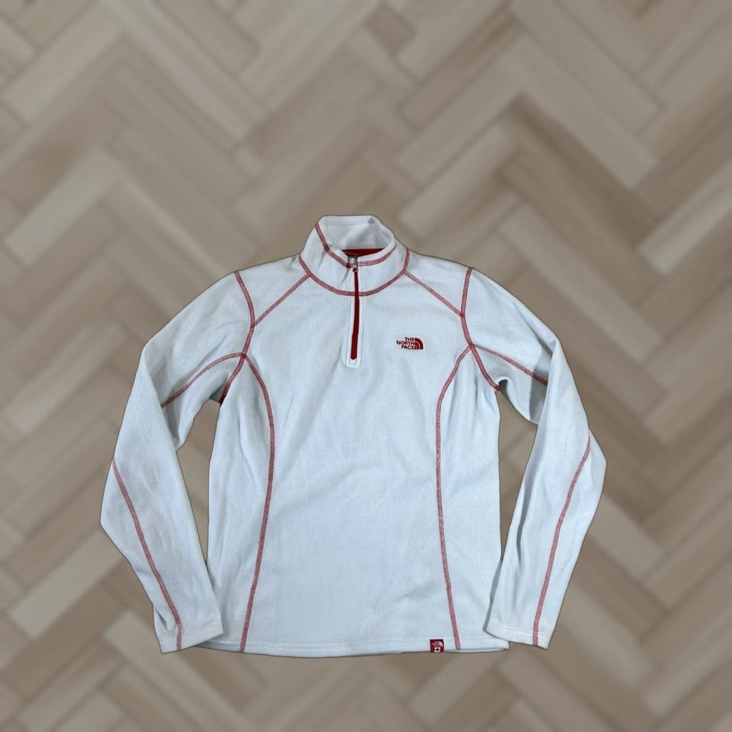 The North Face The North Face Cadet Jacket Womens White Medium Regular Zip Star Stripes Patriotic Casual Logo Size M / US 6-8 / IT 42-44 - 1 Thumbnail