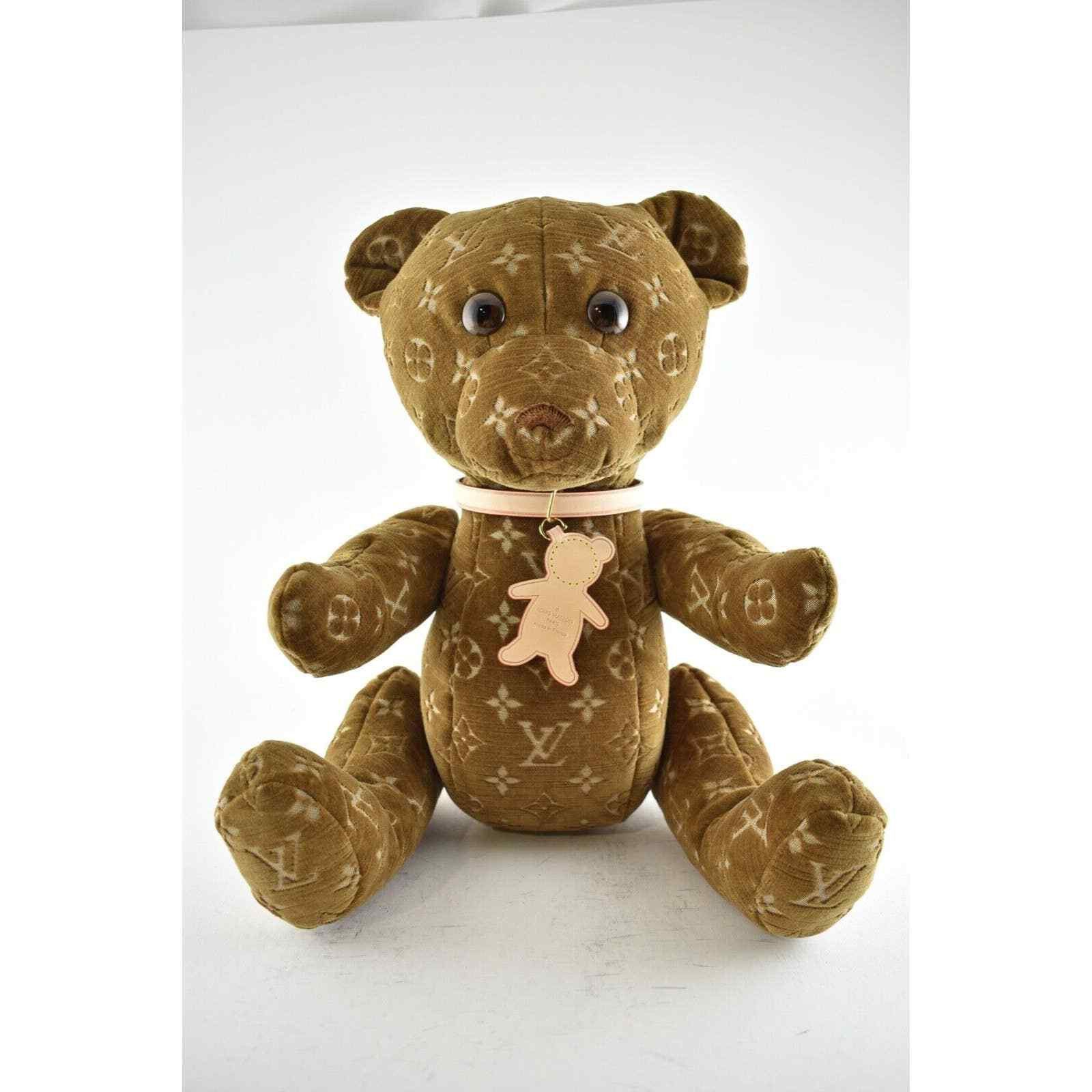 Louis Vuitton Louis Vuitton Doudou Teddy Velour Logo Rare 2005 2020 GI0627 Size ONE SIZE - 2 Thumbnail