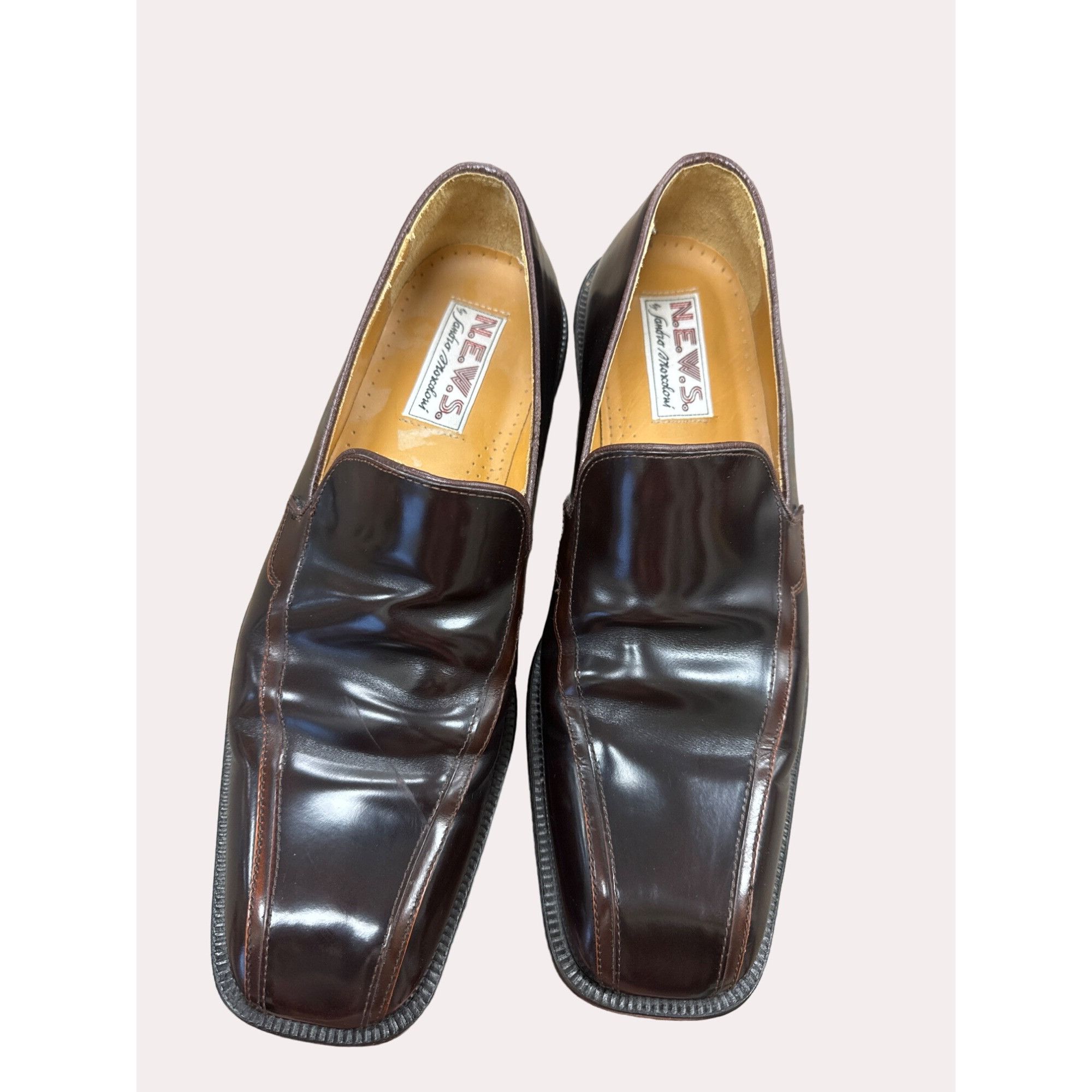Sandro Moscoloni Sandro Moscoloni men’s brown leather dress loafer shoes size Size US 12 / EU 45 - 9 Thumbnail