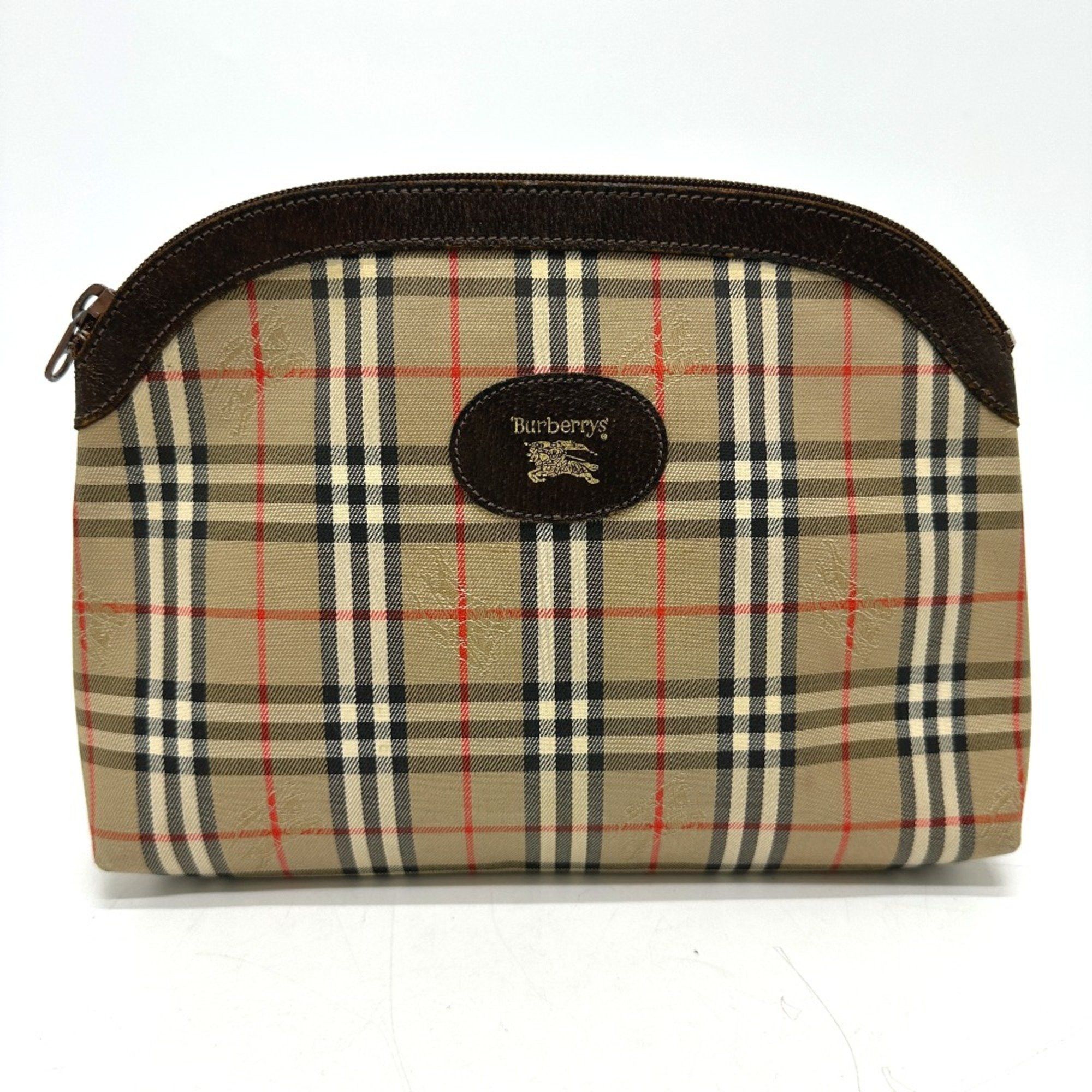 Burberry Burberry check Makeup pouch Cosmetics Pouch Pouch Beige Size ONE SIZE - 1 Thumbnail