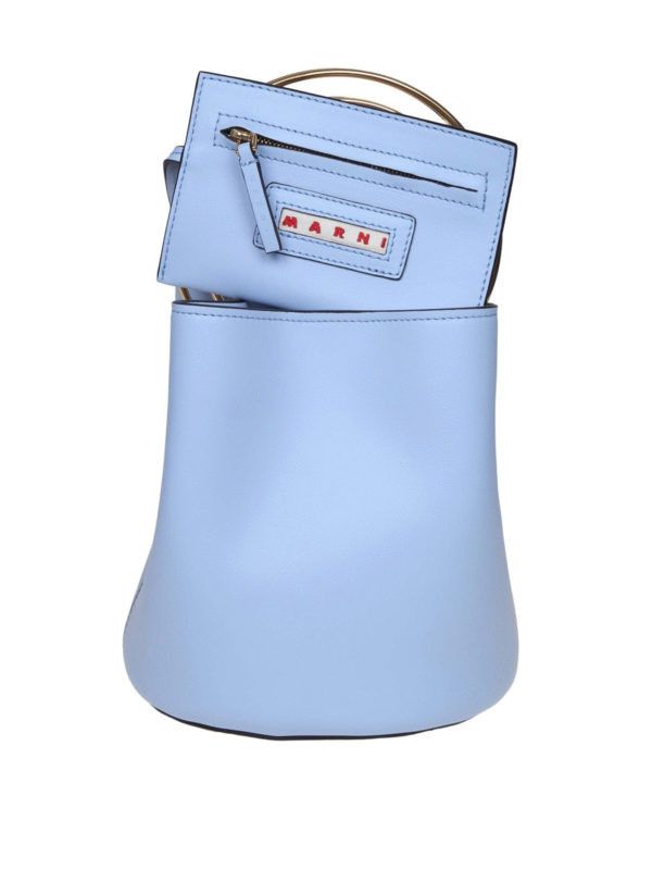 Marni o1y1125 Size : OS / Handbag in Sky Blue Size ONE SIZE - 4 Thumbnail