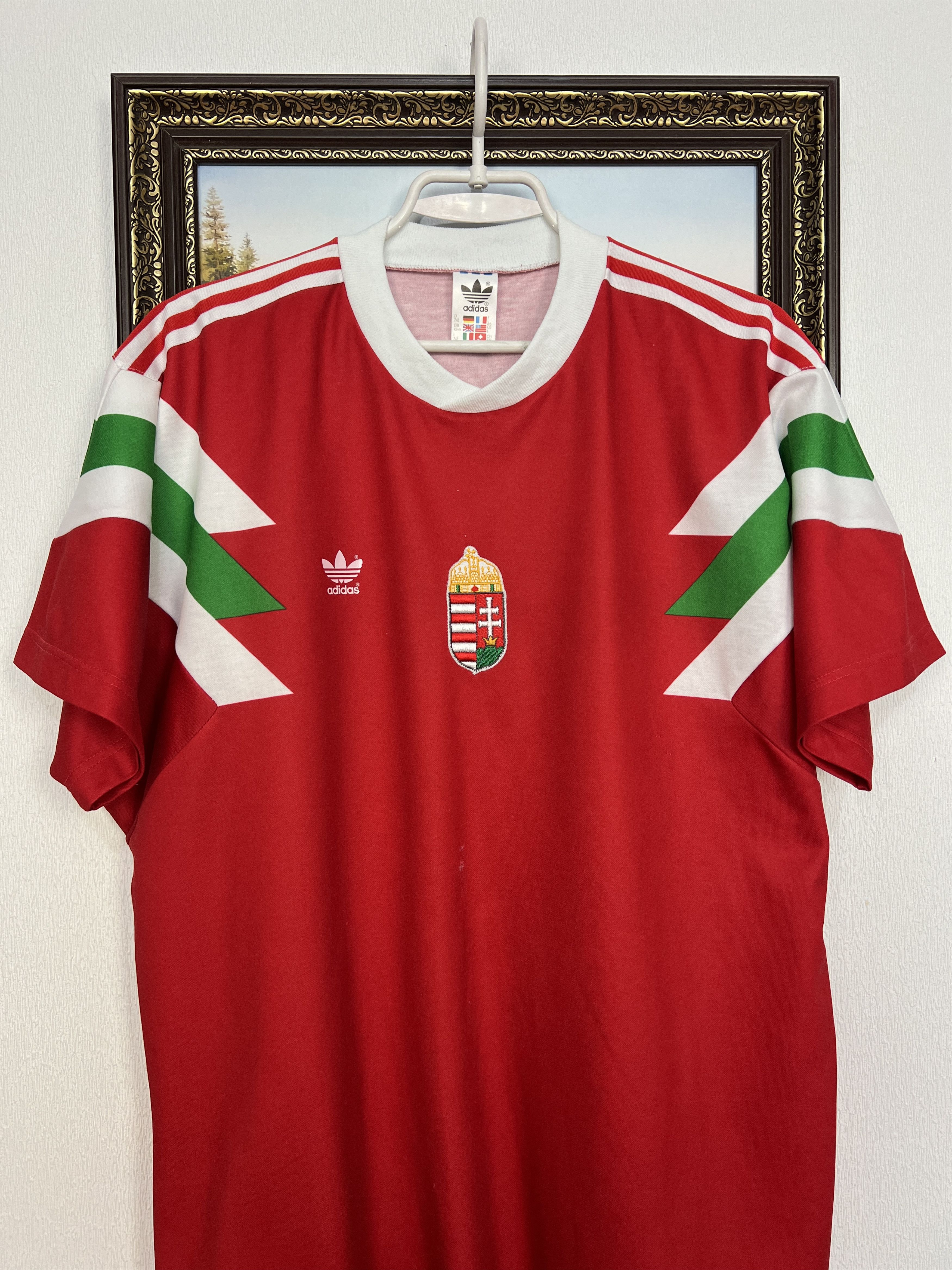 Adidas Hungary Football Olympics Shirt Jersey National Team Trikot Size US L / EU 52-54 / 3 - 2 Thumbnail