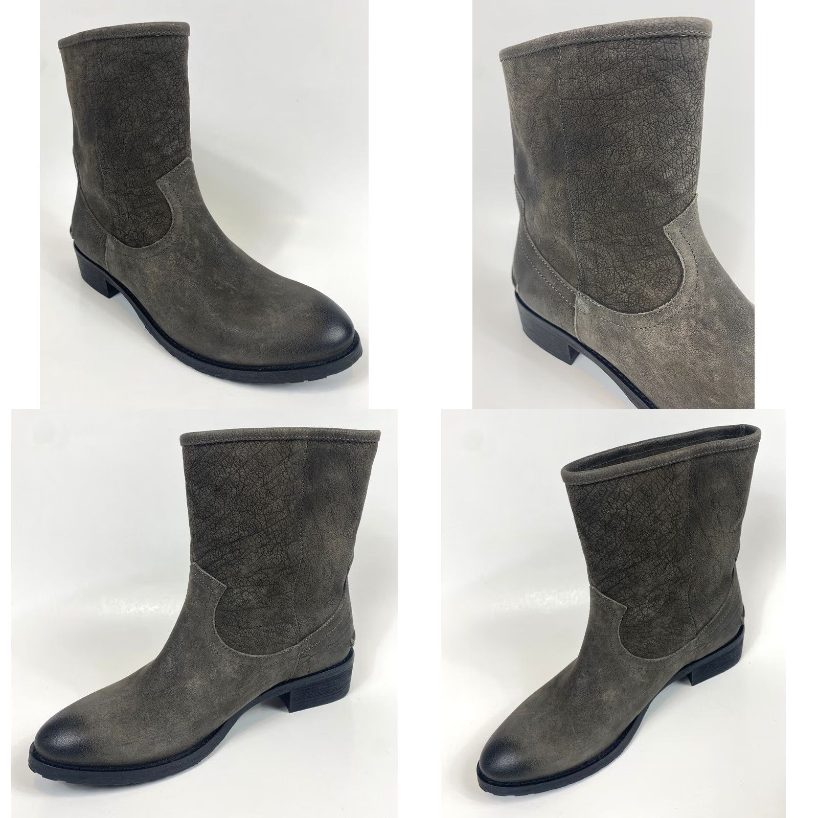 Vintage Carlo Pazolini Vera Gomma Leather Boots Women US 6.5 EU 37 Gray Leather Bootie NWOB Vintage? Size US 7 / IT 37 - 9 Thumbnail