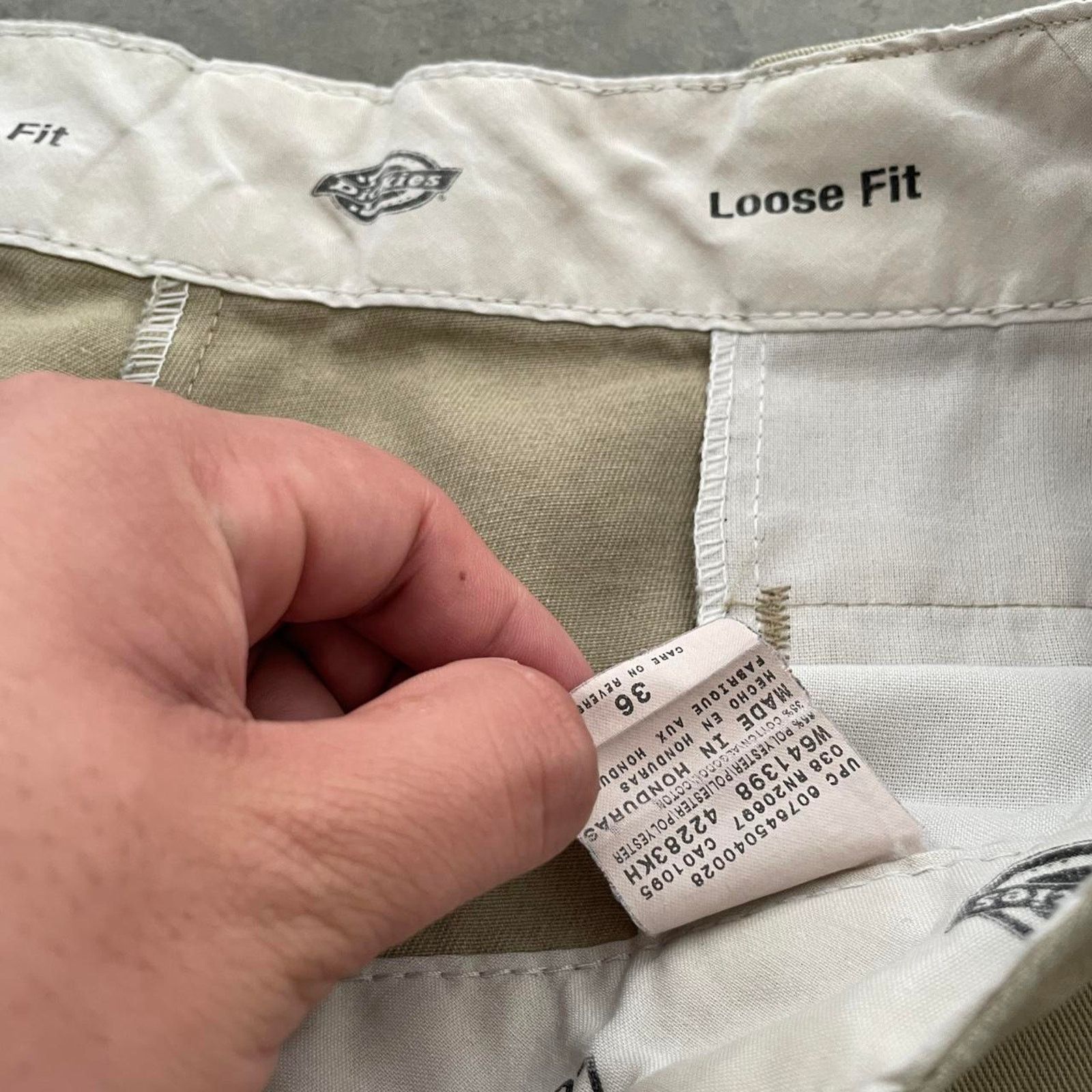 Dickies Dickies Khaki Flat Front Work Shorts Size US 36 / EU 52 - 6 Thumbnail