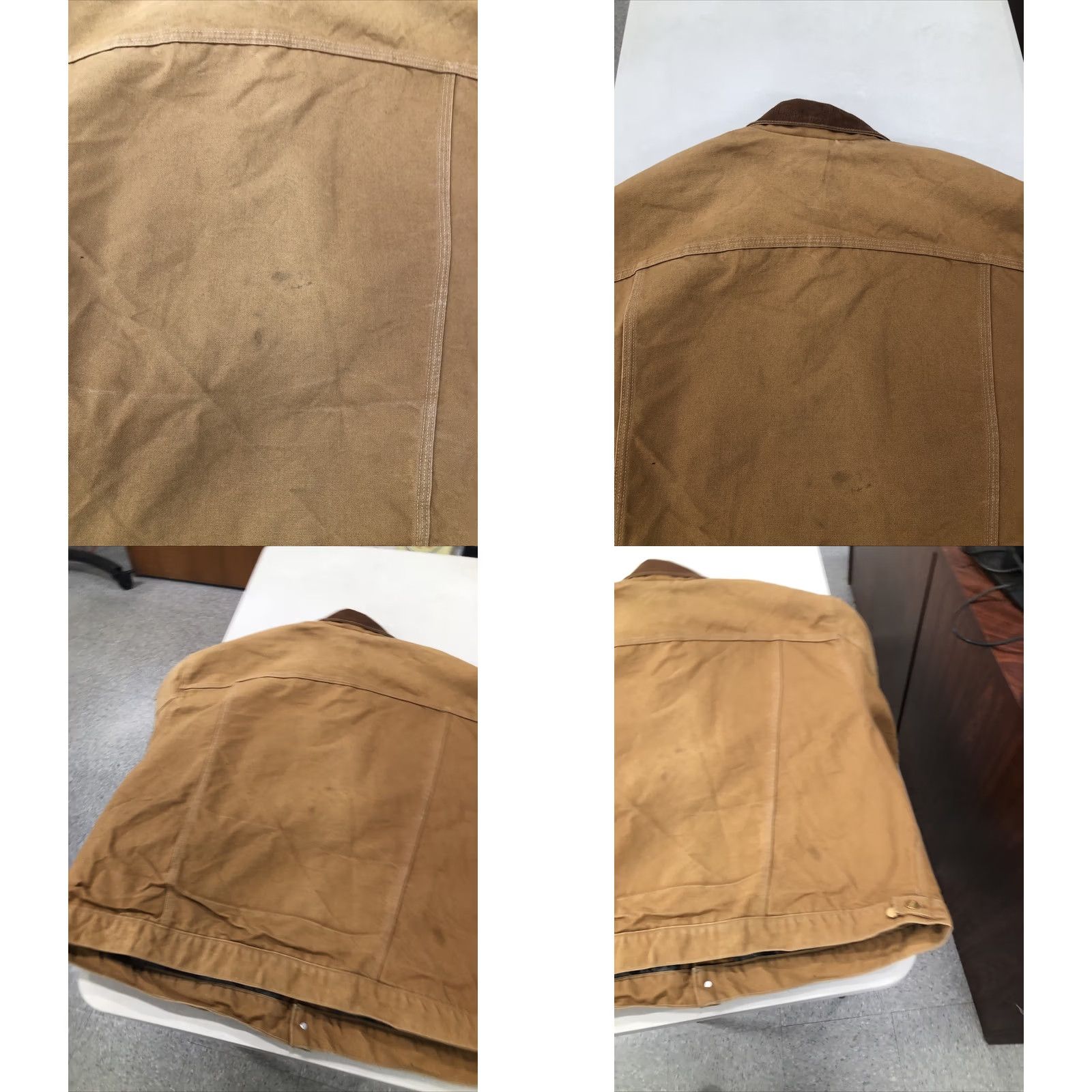 Carhartt VINTAGE Carhartt J148 4XL Trucker Jacket Bomber Coat USA Made Brown Lined Big & Tall Mens Size US XXL / EU 58 / 5 - 10 Thumbnail