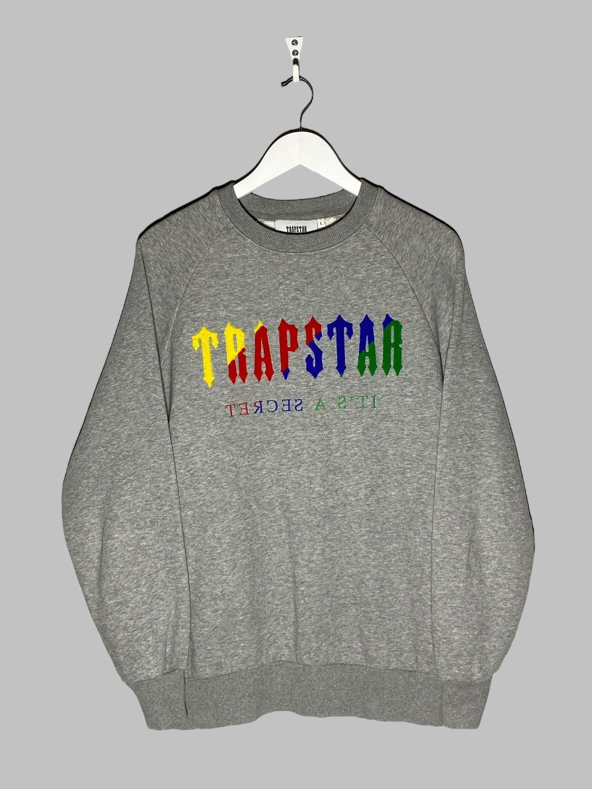 Trapstar London Trapstar Crewneck Grey Sweatshirt Size US L / EU 52-54 / 3 - 1 Thumbnail