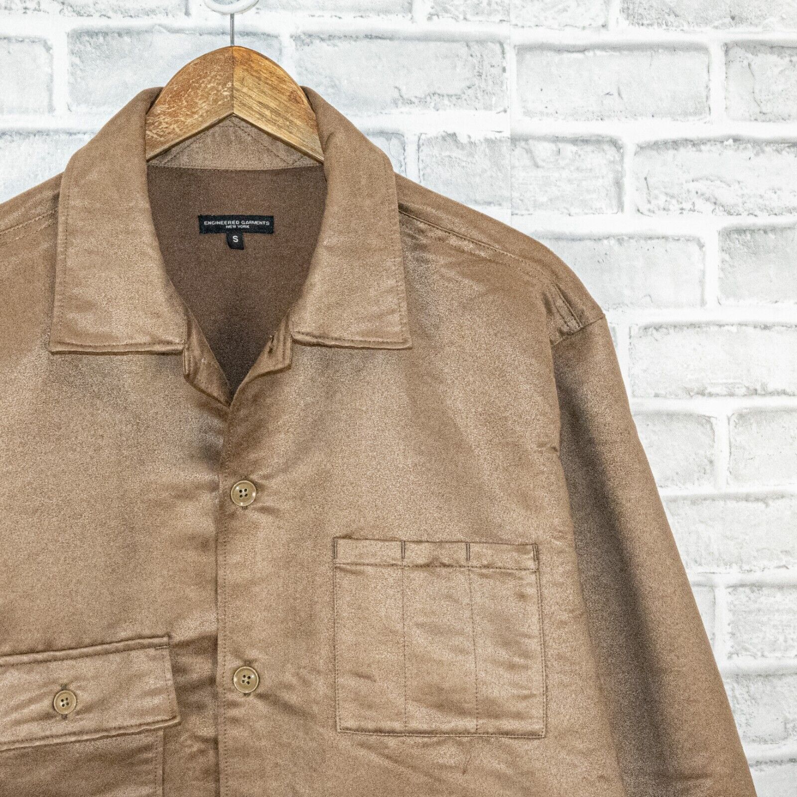 Engineered Garments ENGINEERED GARMENTS NY BA Shirt Jacket Suede faux leather Size US S / EU 44-46 / 1 - 9 Thumbnail