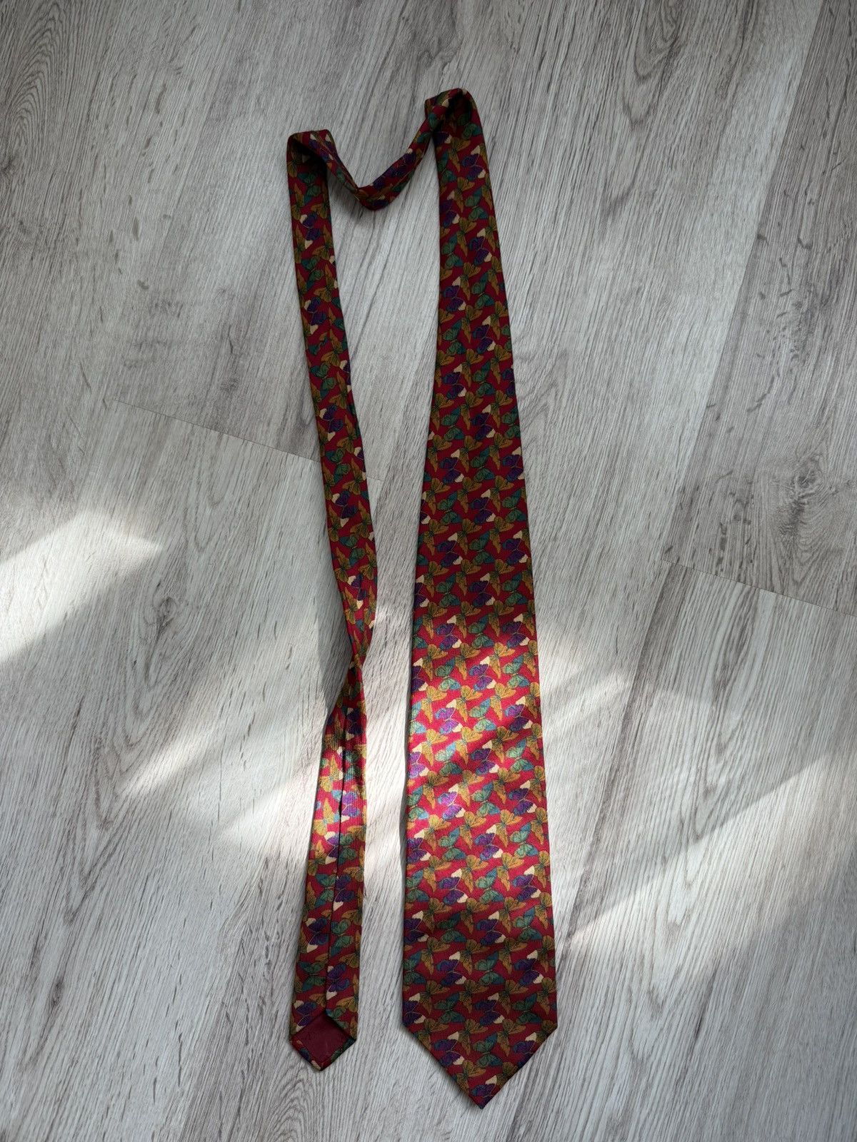 Valentino Rare multicolour Valentino butterfly monogram tie Size ONE SIZE - 1 Thumbnail