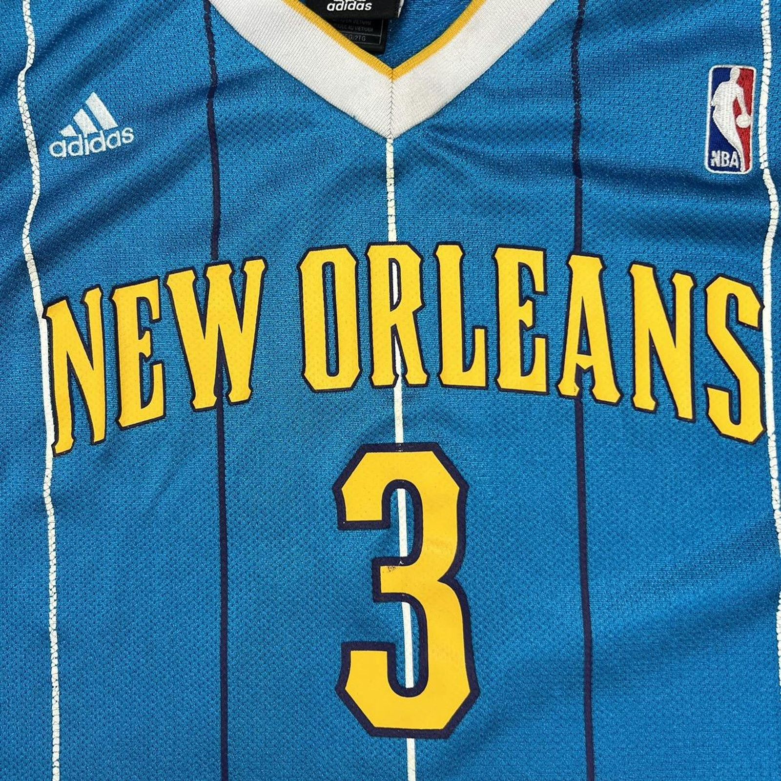 Adidas × NBA × Vintage Adidas Chris Paul New Orleans Hornets Jersey 2XL Basketball Size US XXL / EU 58 / 5 - 4 Thumbnail