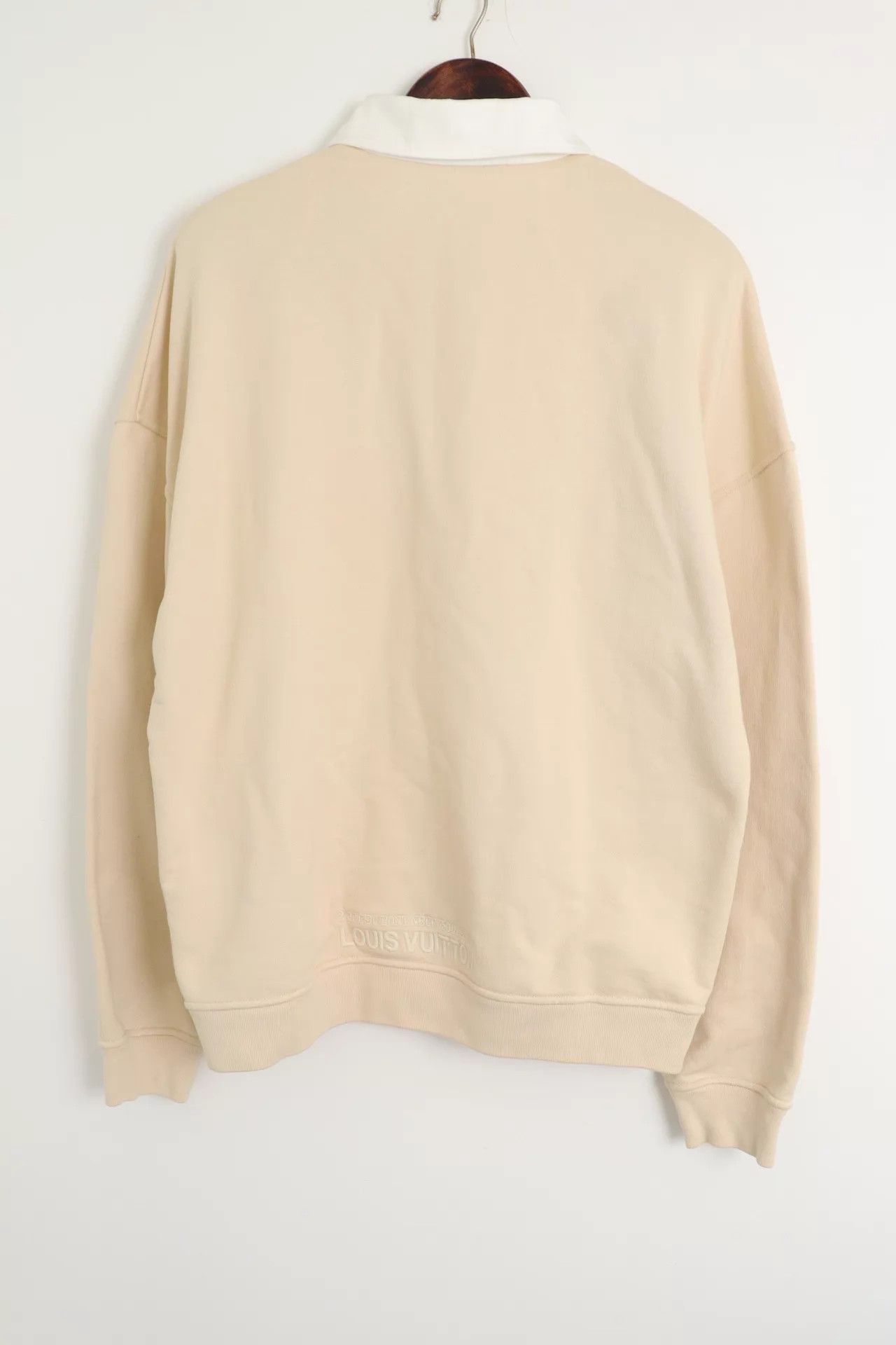 Louis Vuitton LV Embroidered Zip Hoodie Ivory XL 185/105A 99N Size US XL / EU 56 / 4 - 2 Thumbnail