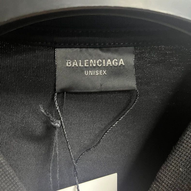 Balenciaga Balenciaga latest black logo printed round neck long sleeve Size US S / EU 44-46 / 1 - 2 Thumbnail