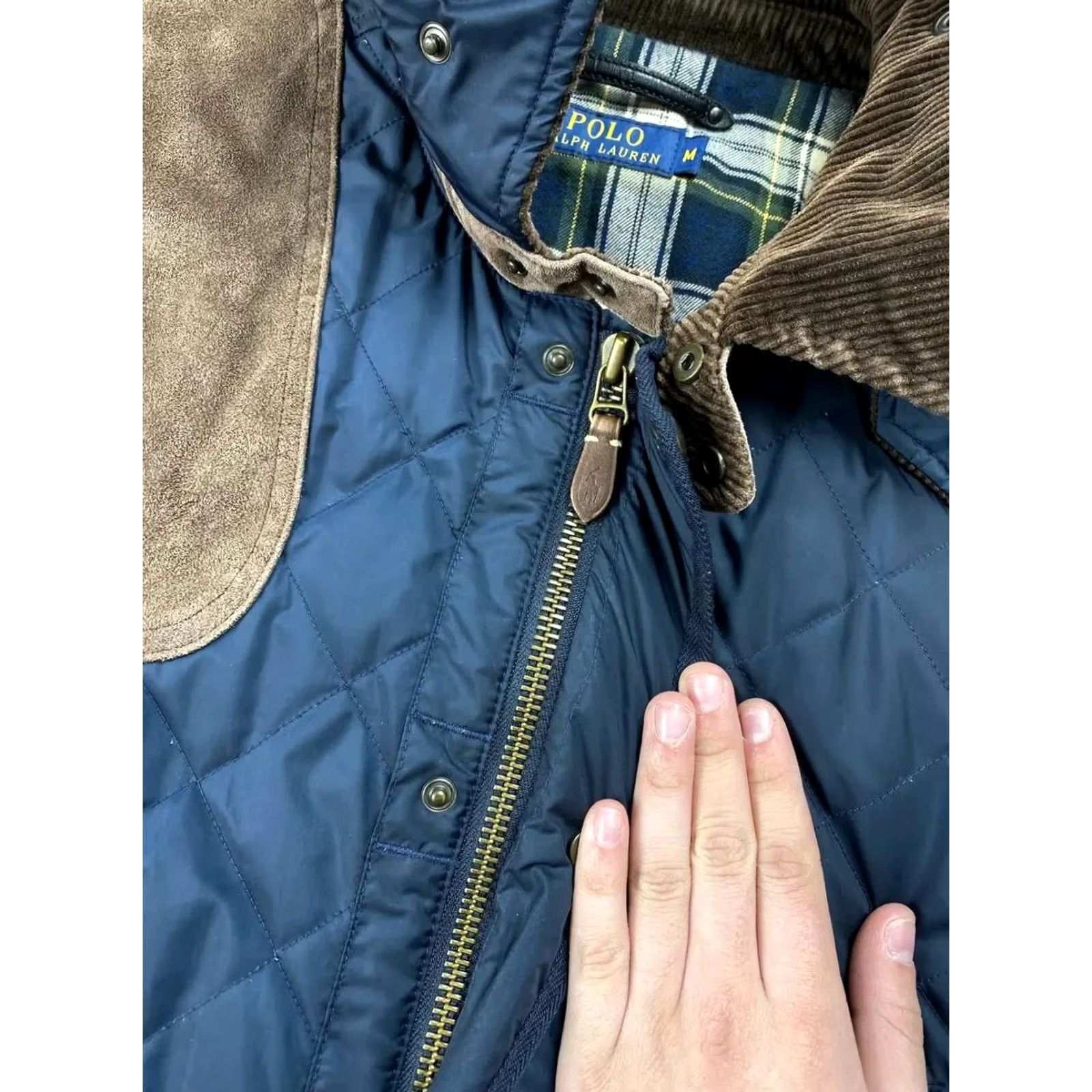 Polo Ralph Lauren Polo Ralph Lauren Navy Blue Quilted Jacket Men Size M Size US M / EU 48-50 / 2 - 7 Thumbnail