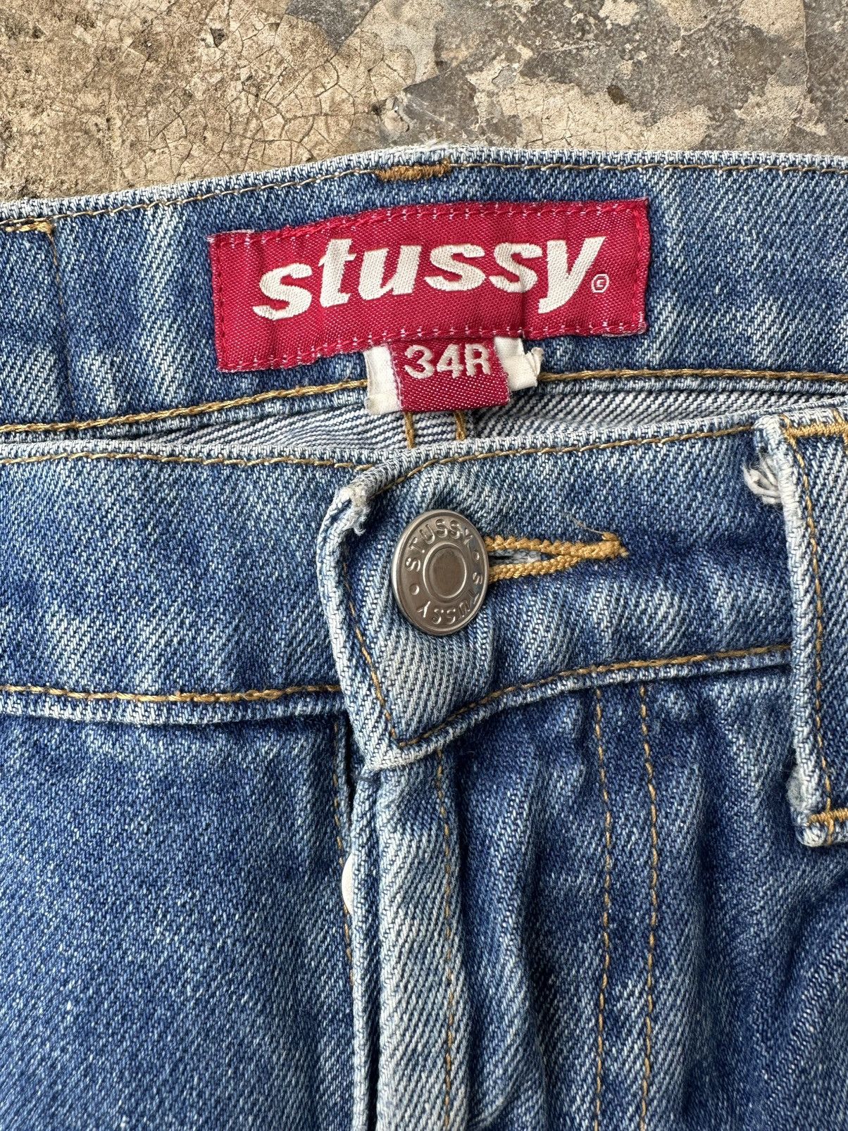 Stussy × Vintage Vintage Stussy Denim Jeans Size US 34 / EU 50 - 10 Thumbnail