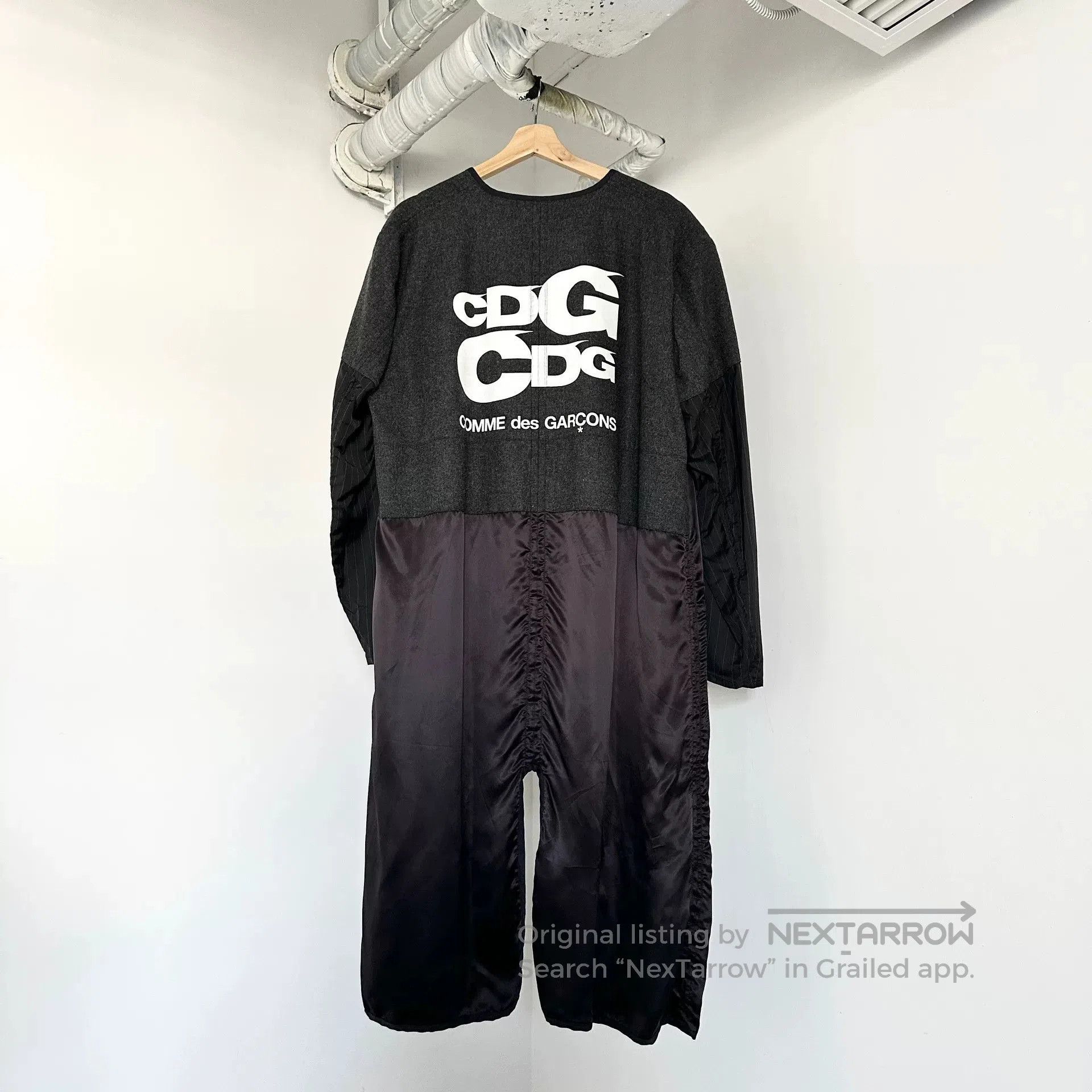 Comme des Garcons CDG Collarless Printed Tailcoat Trench. Size US M / EU 48-50 / 2 - 1 Thumbnail
