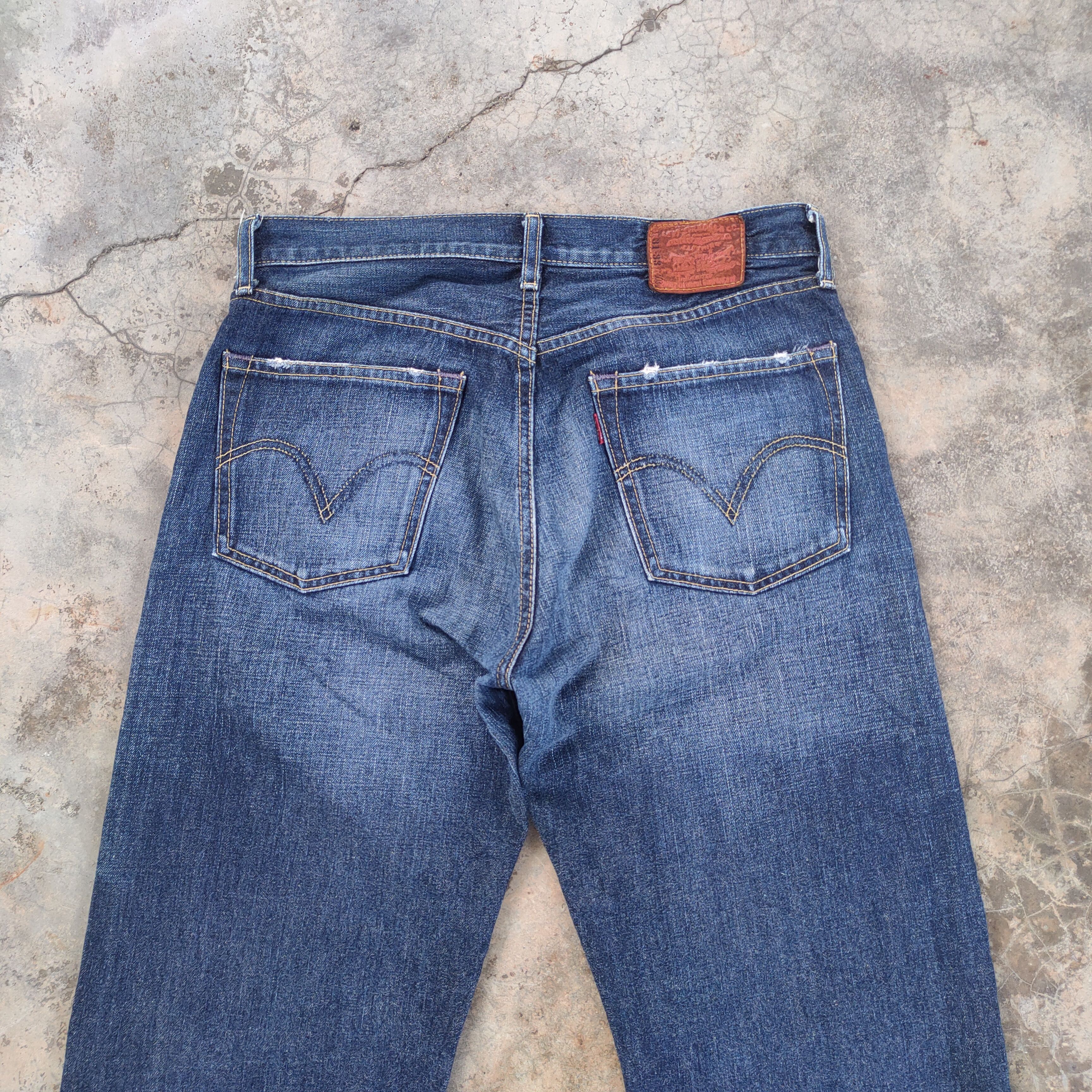 Jean × Levi's VINTAGE LEVI'S 503 FADED DISTRESSED DENIM JEAN PANTS Size US 32 / EU 48 - 8 Thumbnail