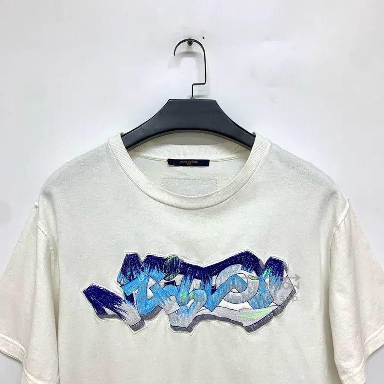 Louis Vuitton Louis Vuitton Graffiti Letter Short Sleeve Size US XL / EU 56 / 4 - 5 Thumbnail