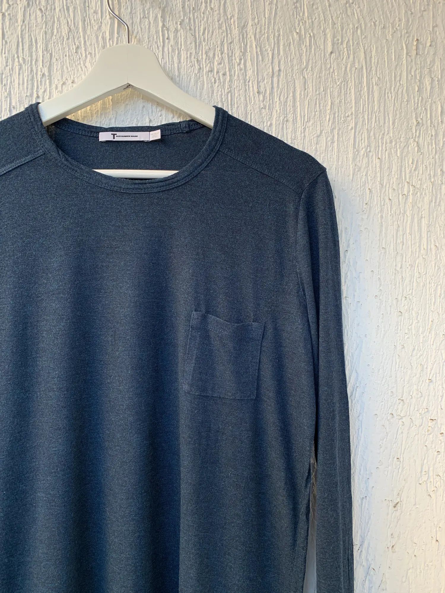 Alexander Wang long sleeve pocket tee Size US M / EU 48-50 / 2 - 1 Thumbnail