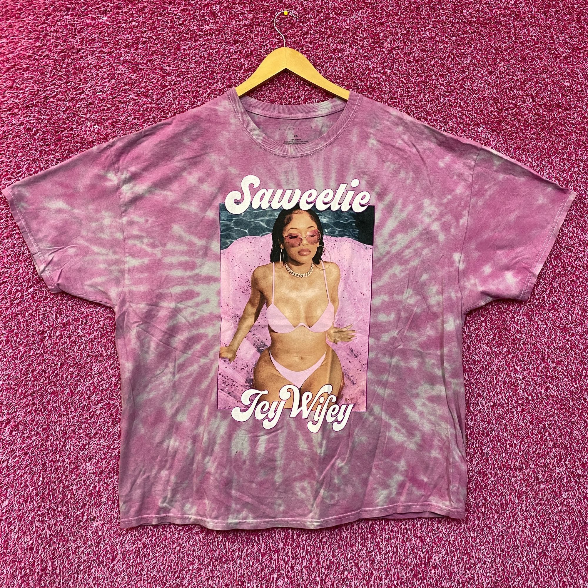 Band Tees Saweetie Icy Wifey High Maintenance Oversized Rap Tie Dye 2X Size US XXL / EU 58 / 5 - 1 Thumbnail