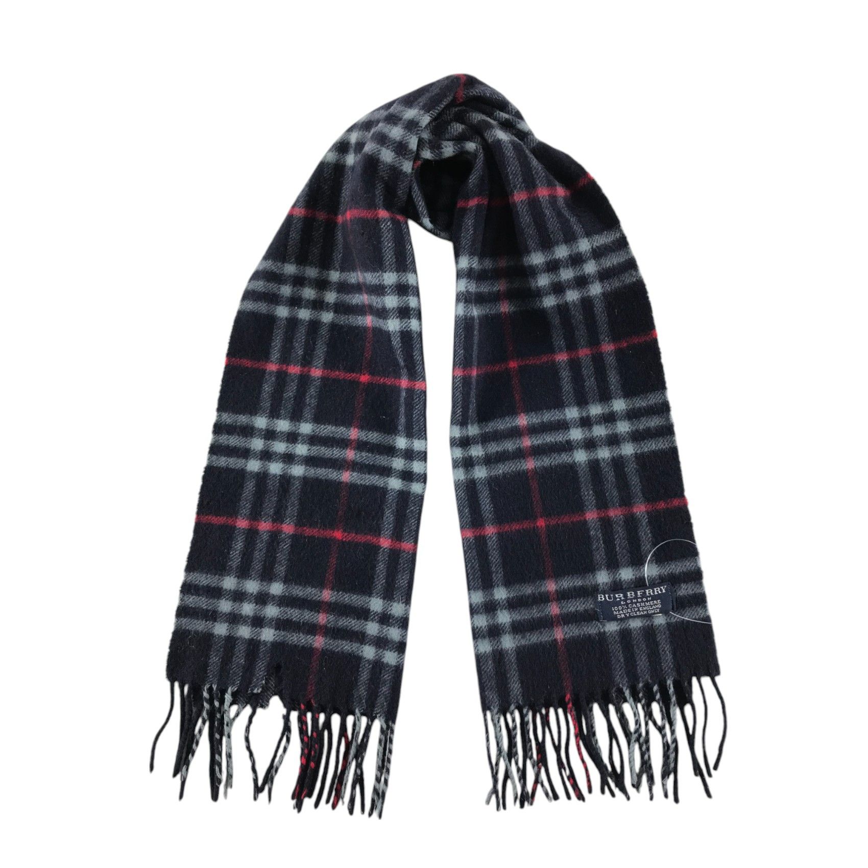 Burberry × Vintage Burberry Scarf / Muffler / Neckwear - WW2987 Size ONE SIZE - 1 Thumbnail