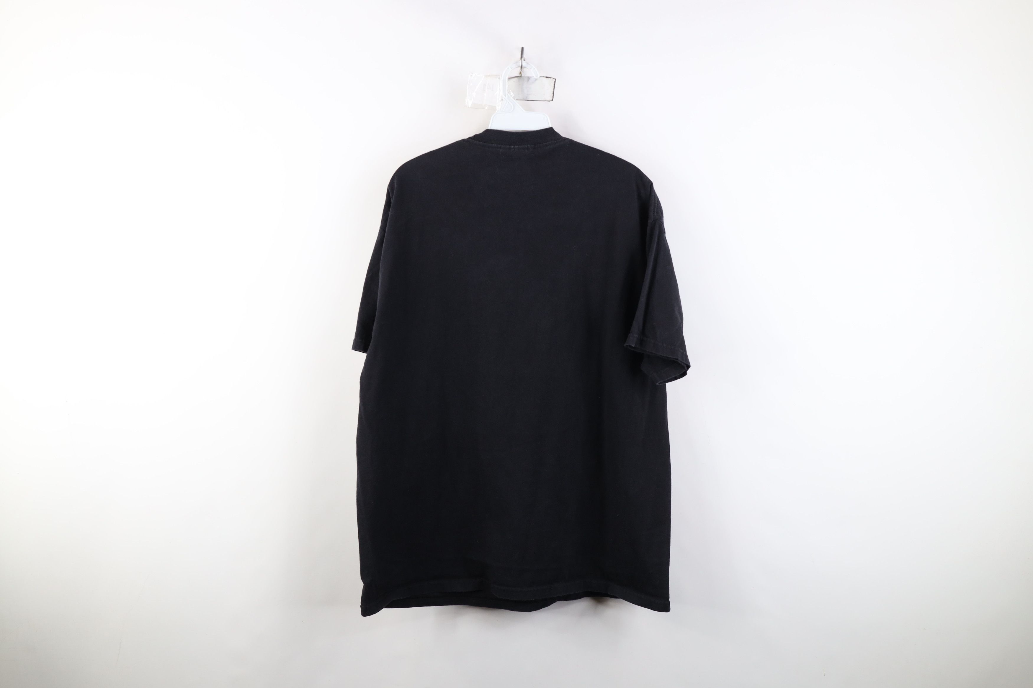 Vintage Vintage 90s Streetwear Wolves Short Sleeve T-Shirt Black Size US XL / EU 56 / 4 - 11 Thumbnail