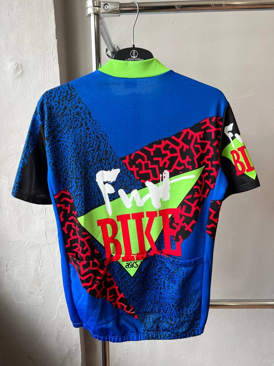 Asics 1980 RARE ASICS “FUN BIKE” CYCLING JERSEY SHIRT DESIGN SZ XL Size US XL / EU 56 / 4 - 14 Thumbnail