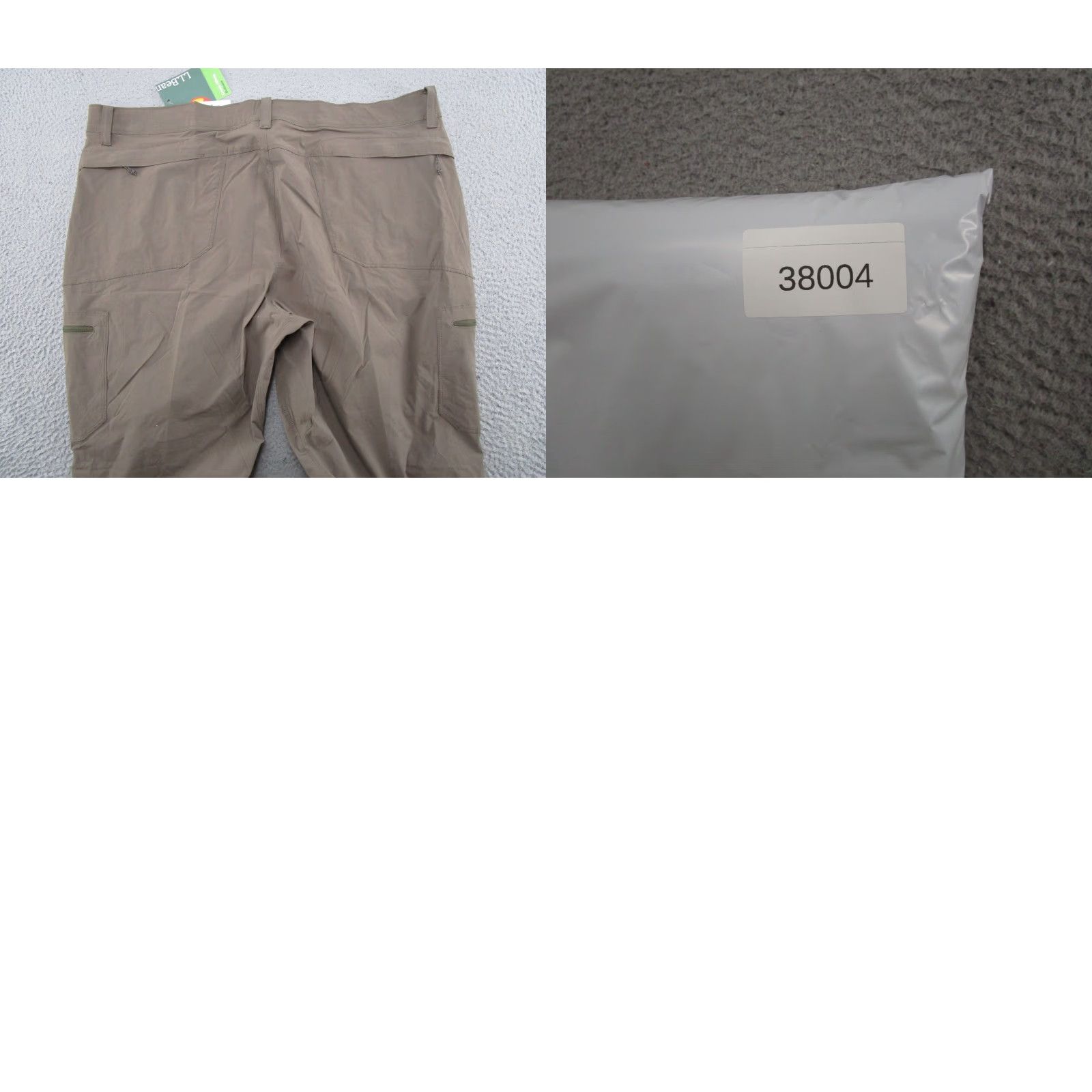 Vintage L.L. Bean Cresta 506421 Brown Cargo Stretch Water Resistant Hiking Pants 44x30 Mens Size US 44 / EU 60 - 9 Thumbnail